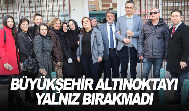 Büyükşehir’den Altınokta Körler Derneği’ne nezaket ziyareti