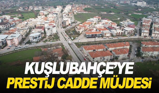 Büyükşehir’den bir prestij cadde daha