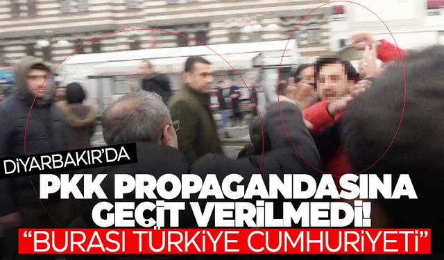 Diyarbakır’da PKK propagandasına geçit verilmedi!