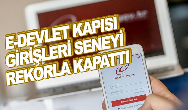 e-Devlet Kapısı'na geçen yıl 4,4 milyar girişle rekor kırıldı