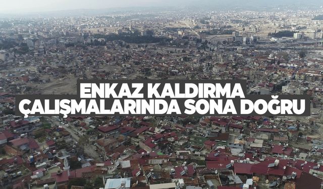 Enkazın yüzde 95’i kaldırıldı… Enkaz kaldırma çalışmalarında sona doğru