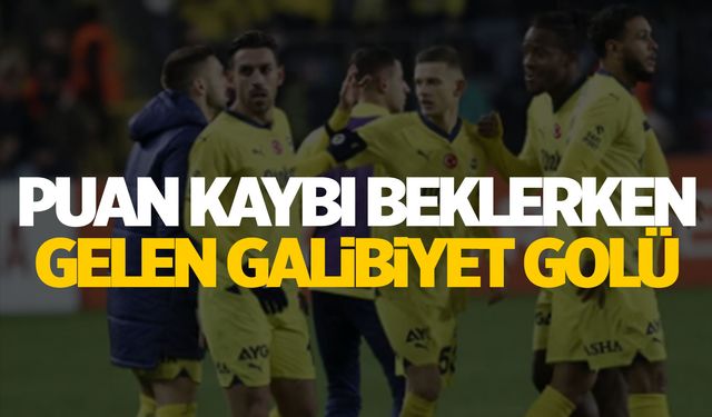 Fenerbahçe hata yapmadı