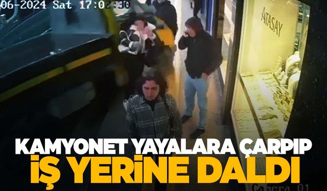 Freni boşalan kamyonet dehşet saçtı: 5 yaralı