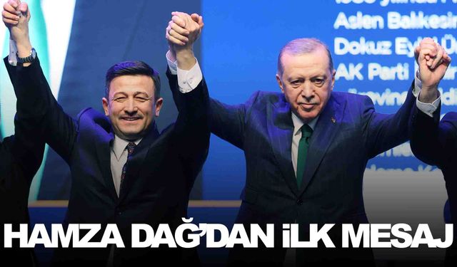 Hamza Dağ’dan ilk mesaj: “Yeni bir hikaye yazmak için…”