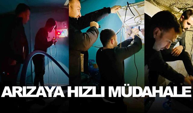 Hızlı müdahale olumsuzluğu önledi