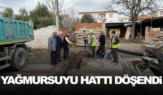 Hürriyet Mahallesi’nde taşkınlara karşı önlem