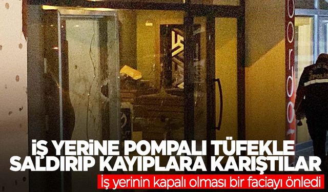 İş yerine pompalı tüfekle saldırıp kayıplara karıştılar!