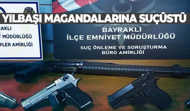 İzmir polisinden yılbaşı magandalarına suçüstü