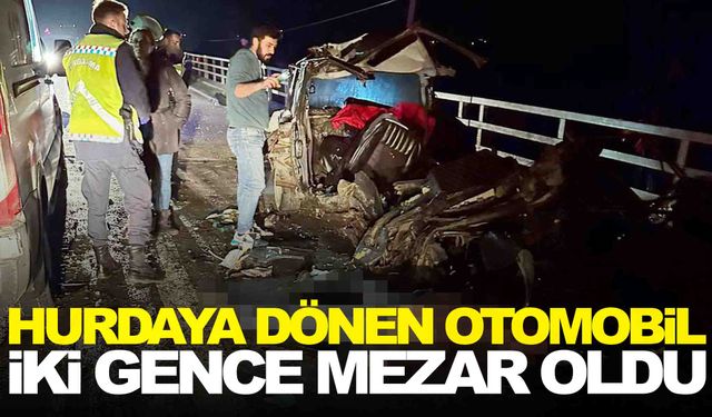 İzmir’de acı kaza… Otomobil bariyerlere çarptı!