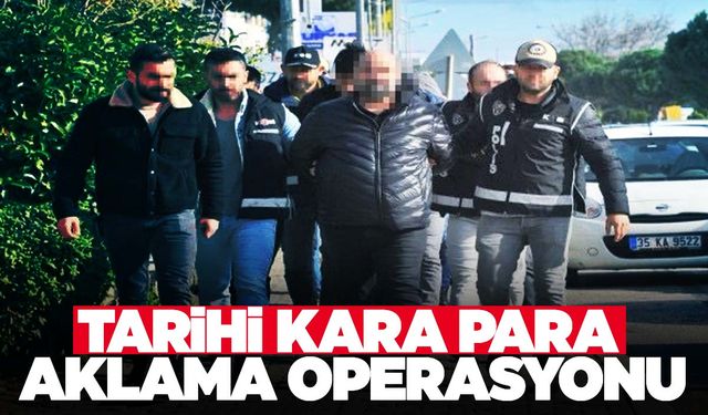 İzmir’de büyük kara para aklama operasyonu!