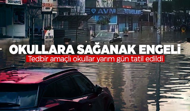 İzmir’de okullara sağanak engeli!