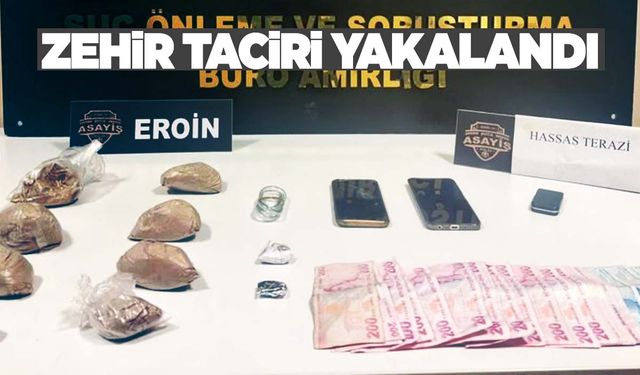 İzmir'de yakalanan zehir taciri tutuklandı  