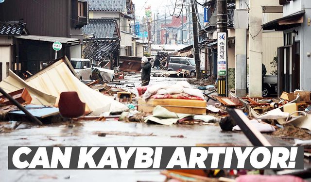 Japonya’daki depremde ölü sayısı yükseliyor!