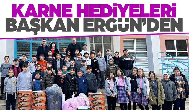 Karne hediyeleri Başkan Ergün’den