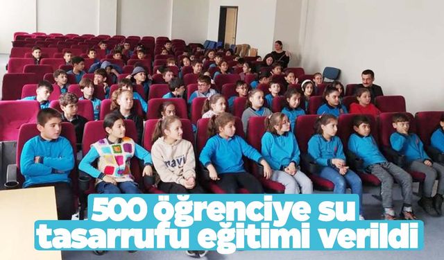 Kırkağaçlı öğrencilere su tasarrufu eğitimi verildi