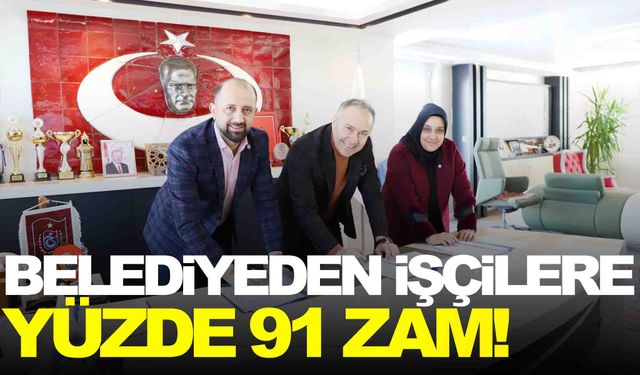 Manisa’da ilçe belediyesinden çalışanlara yüzde 91 zam