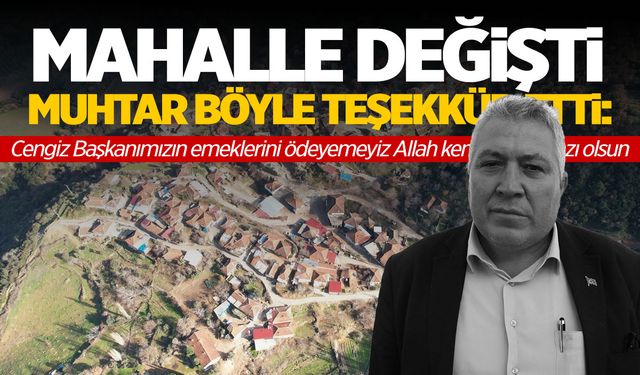 Mahallede dönüşüm tamamlandı! 13 milyon TL...