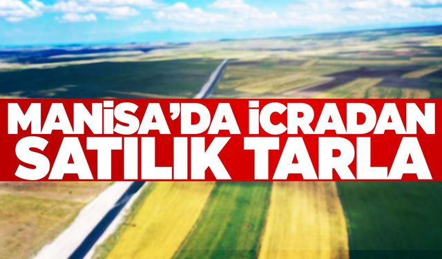 Manisa Alaşehir’de tarla satışa çıkarıldı!