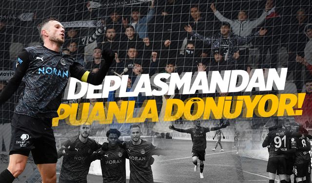 Manisa FK deplasmandan puanla dönüyor