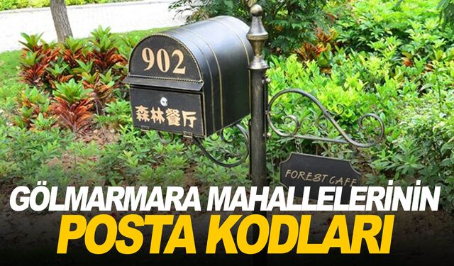 Manisa Gölmarmara ilçesi tüm mahalleleri posta kodları