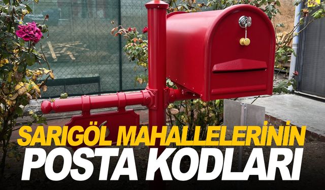 Manisa Sarıgöl ilçesi tüm mahalleleri posta kodları