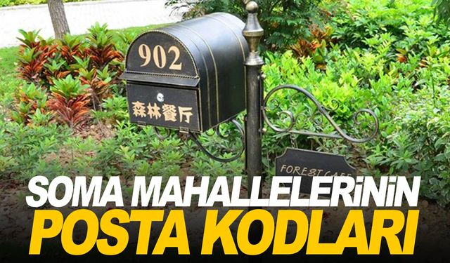 Manisa Soma ilçesi tüm mahalleleri posta kodları