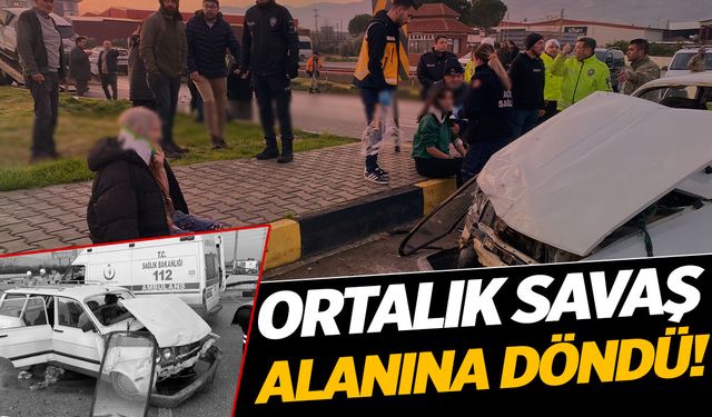 Manisa'da feci kaza! 8 kişi yaralandı!