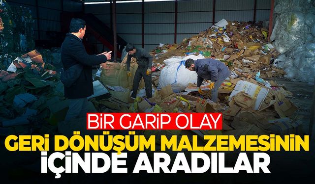 Manisa’da ilginç olay… Değerli malzemeleri çöpe attılar!