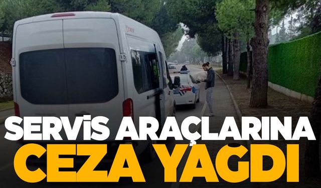 Manisa'da servis araçlarına sıkı denetim!  