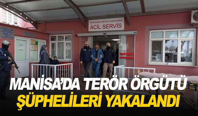 Manisa'da terör örgütü PKK/KCK'ya yönelik operasyonda 7 şüpheli yakalandı