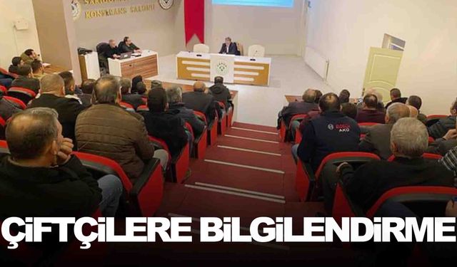 Manisalı çiftçilere hibe programları anlatıldı