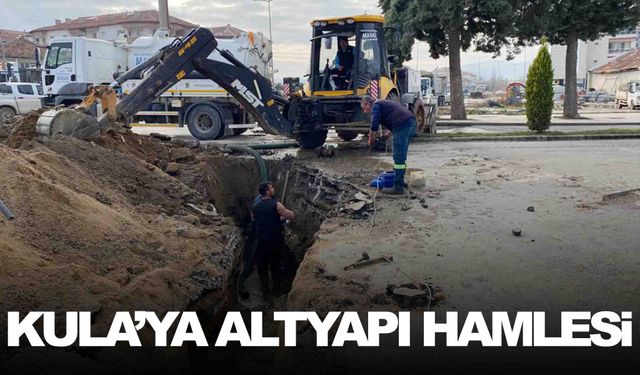 MASKİ’den Kula’ya altyapı hamlesi