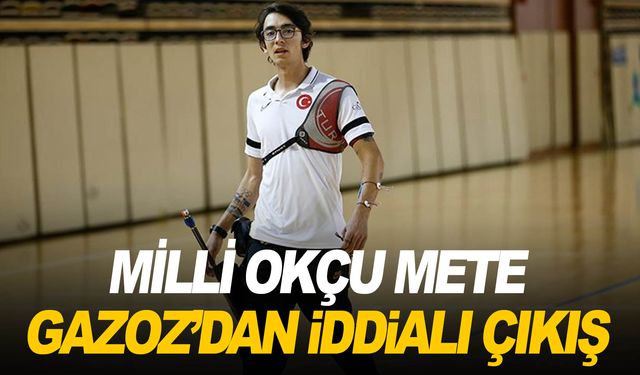 Milli okçu Mete Gazoz, bu yılda yılın okçusu olmaya odaklandı