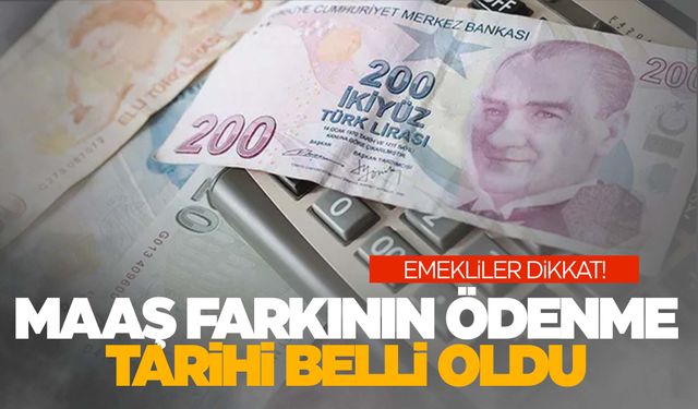 Milyonlarca emekliyi ilgilendiriyor… Zam farkı için ödeme tarihi belli oldu!