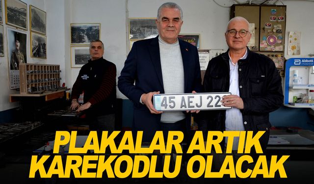 Plakalarda karekod uygulaması resmen başladı