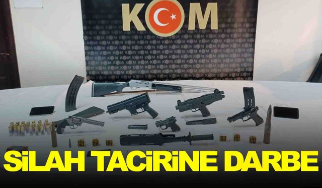 İzmir’de silah tacirine darbe… Polisten baskın!