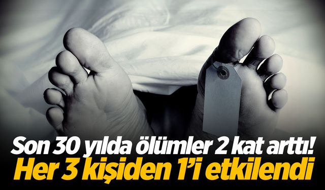 Son 30 yılda ölümler 2 kat arttı! Her 3 kişiden 1’i etkilendi