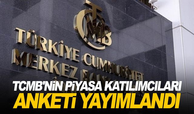 TCMB'nin ocak ayı Piyasa Katılımcıları Anketi yayımlandı