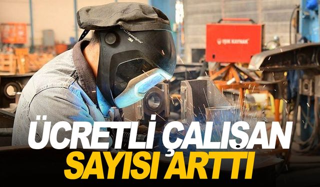 Ücretli çalışan sayısı Kasım 2023'te yıllık bazda yüzde 1,8 arttı