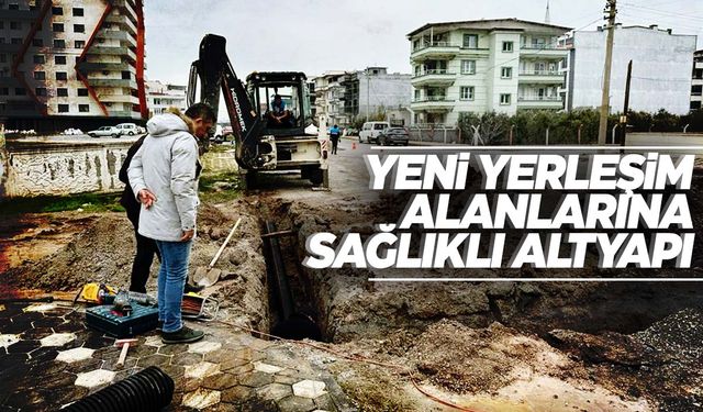 Yeni yerleşim bölgesine sağlıklı ve kullanışlı altyapı