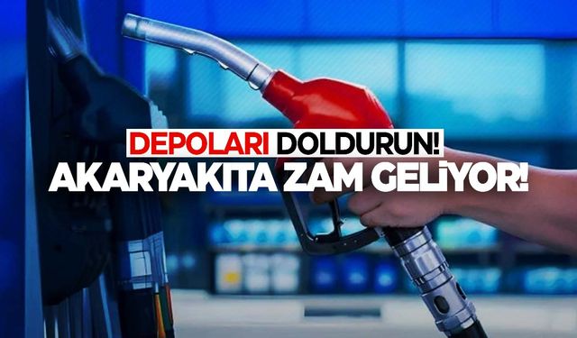 Yeni yıl zamla başladı… Akaryakıta zam geliyor!