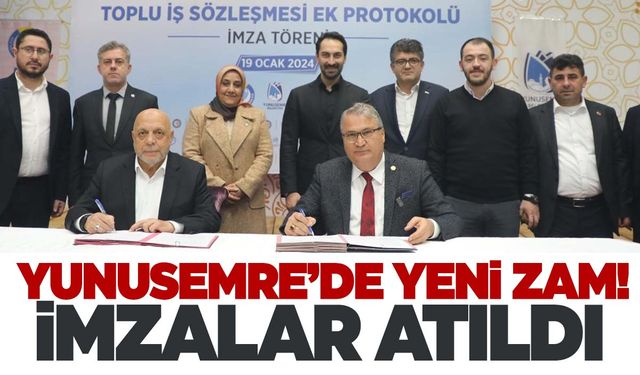 Yunusemre’de maaşlar belli oldu! Yüzde 56 zam!