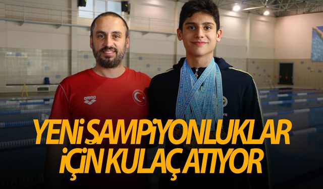 Yüzmede Türkiye şampiyonu Onuş yeni dereceler için kulaç atıyor