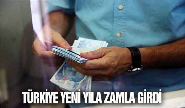 Vatandaş yeni yıla zamlarla girdi