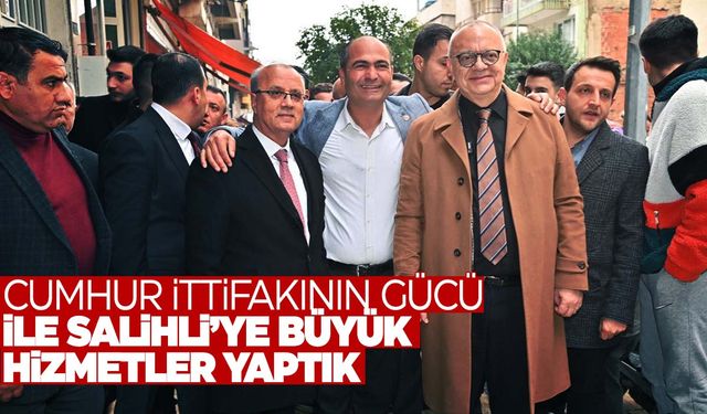 Cengiz Ergün’den AK Parti Salihli İlçe Başkanlığına ziyaret