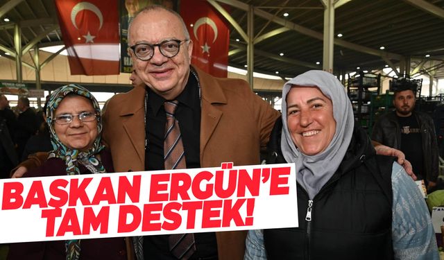 Cengiz Ergün’e Salihli’de tam destek!