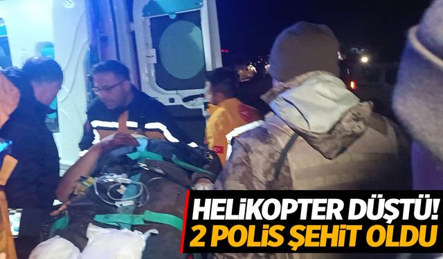 Helikopter kaza kırıma uğradı: 2 pilot şehit oldu