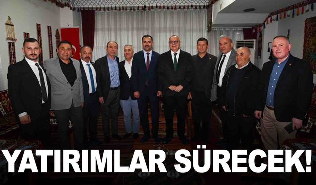 Başkan Ergün Demirci’de oda başkanlarıyla buluştu