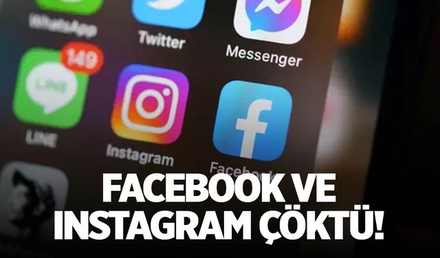 Instagram ve Facebook çöktü mü, neden çöktü?