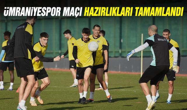 Manisa FK Ümraniyespor maçı hazırlıklarını tamamladı